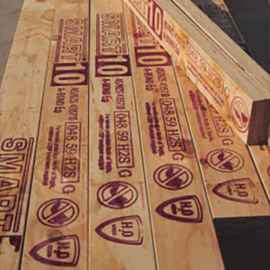 Smart 10 framing timber board for construction.