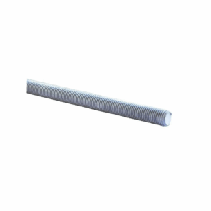 Threaded metal rod used for construction and fastening applications
